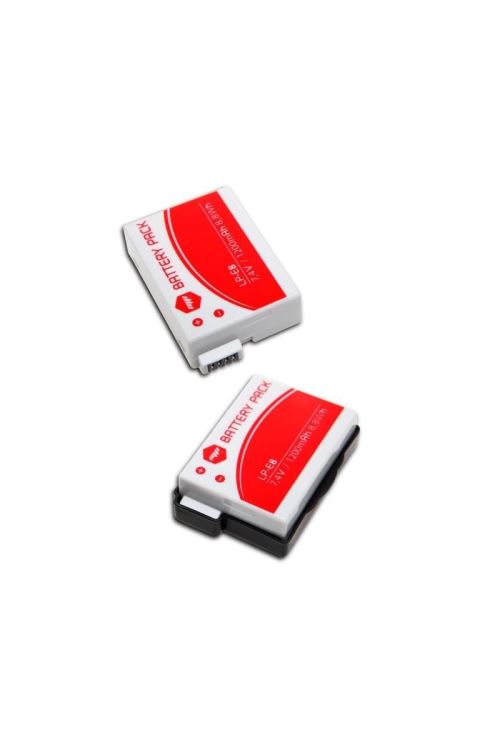 2 x batteries LPE-8, LPE8 pour CANON - MP EXTRA