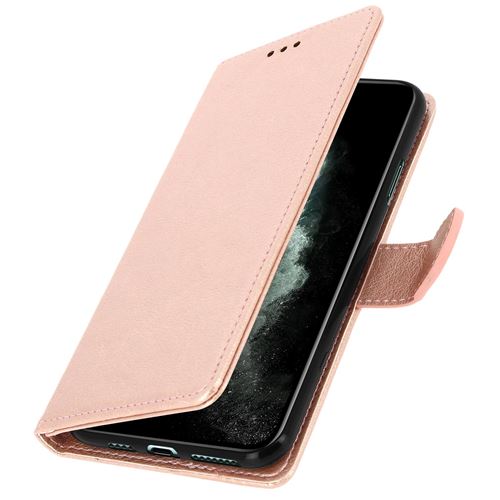 Étui pour iPhone 11 Pro Max Porte-cartes Fonction Support Rose gold