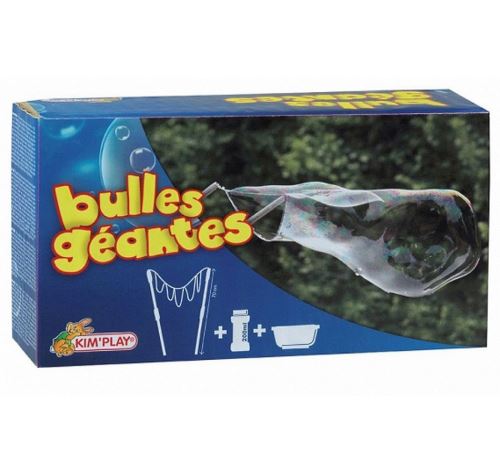 Coffret Bulles De Savon Geantes Baton 70 Cm 250 Ml Jouet Plage Plein Air