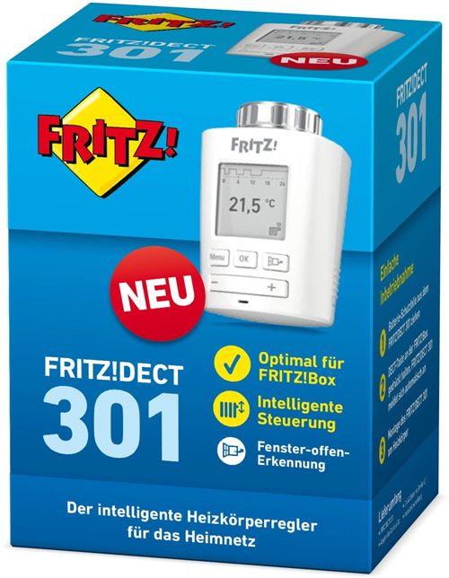AVM Fritz. Dect 301 (Thermostat intelligent pour le réseau