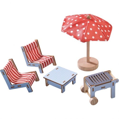 Haba - Little Friends ? Meubles pour maison de poupée Terrasse
