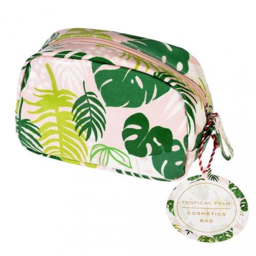 Trousse à maquillage tropical palm - rex international