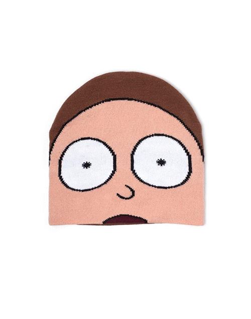 Bioworld Rick And Morty Face All-over Print Cuffless Beanie, Bonnet Homme, Multicolour, Taille Unique
