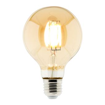 elexity - Ampoule Déco filament LED ambrée 6W E27 720lm 2500K - Standard - 1