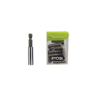 Boite de 16 embouts de vissage RYOBI spécial montage de meuble - porte-embouts RAK16FP - 1