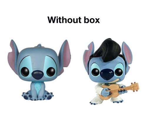 2PCS Figurine Stitch Seated + Elvis Stitch Collection enfants 10 cm