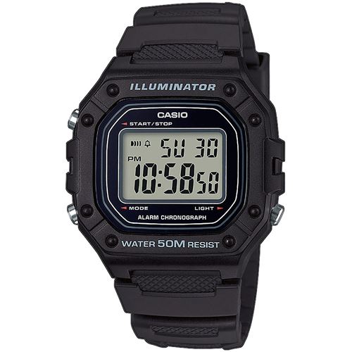 Casio W-218H-1Avef, Quartz, 43Mm, 5Atm