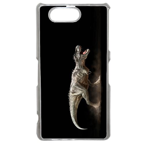 Coque Dinosaure T Rex Black Compatible Sony Xperia Z3 Transparent