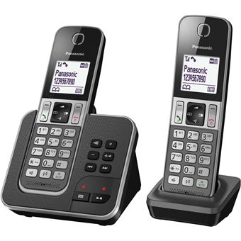 Téléphone sans fil duo dect avec répondeur Panasonic kxtgd322frg - 1