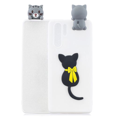 Coque en TPU motif 3D doux chat pour votre Huawei P30 Pro