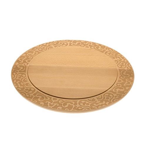 A di alessi mw23 plateau à fromage en bois de hêtre