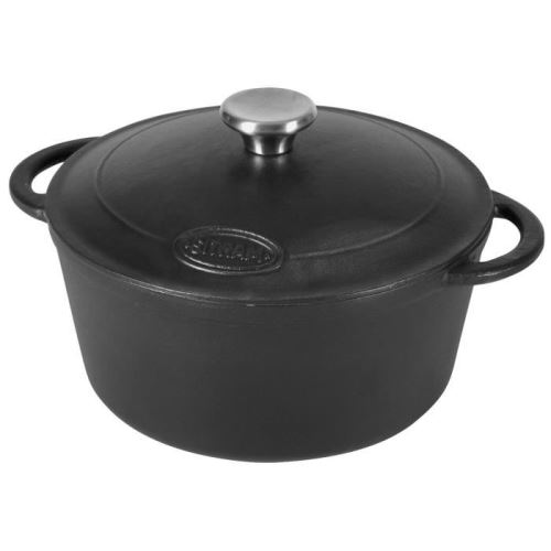 Sitram cocotte en fonte ronde - 4 l - noir - tous feux dont induction 711075