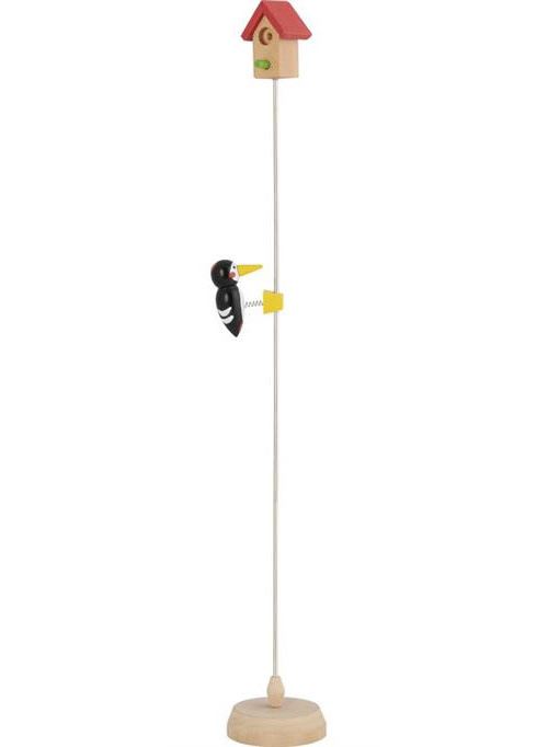 Goki jouet d'activité Pic junior 45 cm bois/acier naturel