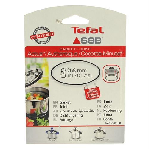 Joint 10l a 22l alu/inox d=268 pour Cocotte Seb