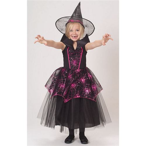 CIJEP Déguisement Robe Halloween Rose Avec Chapeau