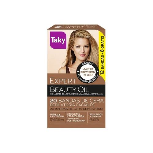 Bandes Épilatoires Corporelles Beauty Oil Taky (20 pcs)