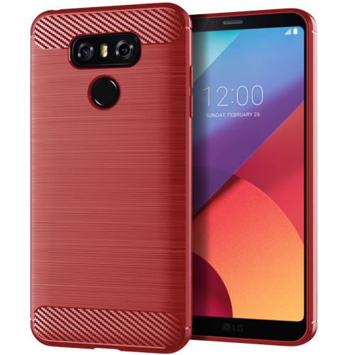 Etui Coque de protection durable souple pour LG G6 - Rouge
