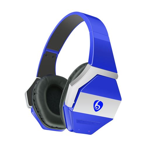 Générique Bleu Casque De Stéréo Pour Bt-606 Radio Carte Jeu Avec Banau Bluetooth,Sans Fil - Image 1