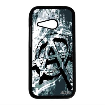 Coque One M8 Mini Anarchie Tag Hardrock Gris Anarchy Symbole Made In France Htc Etui Pour Telephone Mobile Achat Prix Fnac
