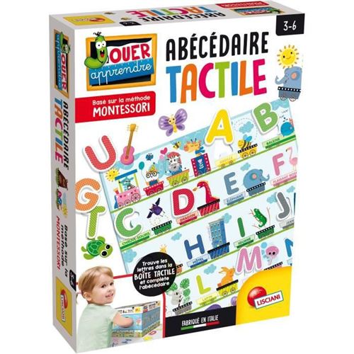 Jeux éductatif - Lisciani - Abécédaire Tactile - Montessori