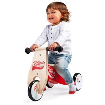 Porteur Tricycle Janod Little Bikloon Rouge