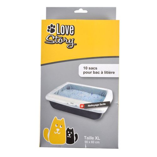 Meilleurs prix pour Lot de 10 Sacs Bac à Litière 90cm Transparent