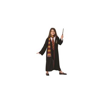 Accessoire Harry Potter Enfant Kit Costume Sorcier Femme – Baguette + Lunettes Rondes + Cravate Rayée + Tige Cheveux – Idéal Halloween & Cosplay