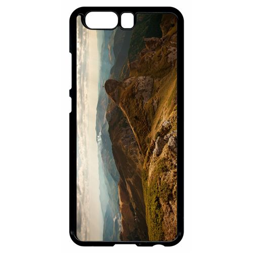 Coque huawei p10 montagne foret verdure