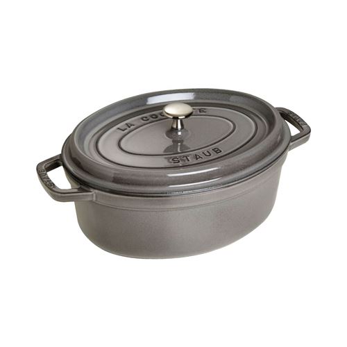 STAUB Cocotte Ovale 27 cm Gris Graphite