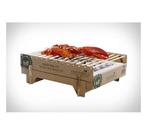 CASUSGRILL Le Barbecue Instantané et Durable Cuisiner en CASUS GRILL Barbecues jetables avec barbecue au charbon de