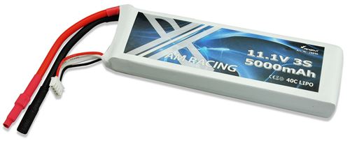 Accu Lipo 3s 11.1v 5000mah 40c Prises Or 5mm