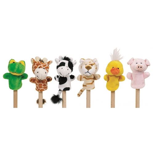 Toys Pure marionnettes à doigt Set Animaux Bébés 6 Pieces 7-8cm