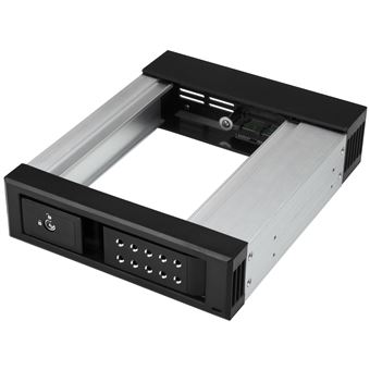 Rack Disque Dur 5,25 Vers 3,5 Avec Échange à Chaud - Backplane SATA/SAS Aluminium Sans Tiroir