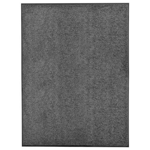Vidaxl Paillasson Lavable Anthracite 90X120 Cm - Image 3