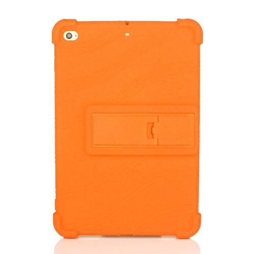 Étui en silicone souple avec support pour Apple iPad Mini 4/5 - Orange