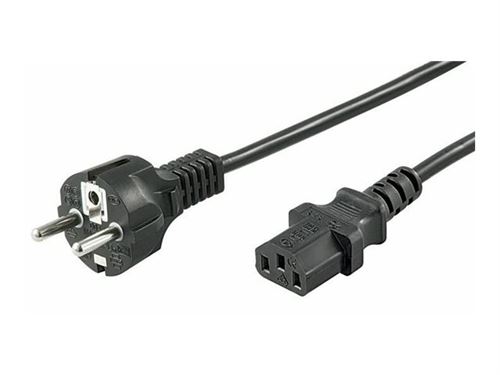 Eet Nordic Noir Microconnect - Câble D'alimentation - Iec 60320 Pour Iec 60320 - 1.8 M