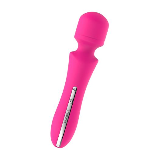 NALONE Rockit Wand - Stimulateur de Clitoris Sans Fil, Ergonomique avec Moteur Puissant de 7 Modes de Vibrations, Rose