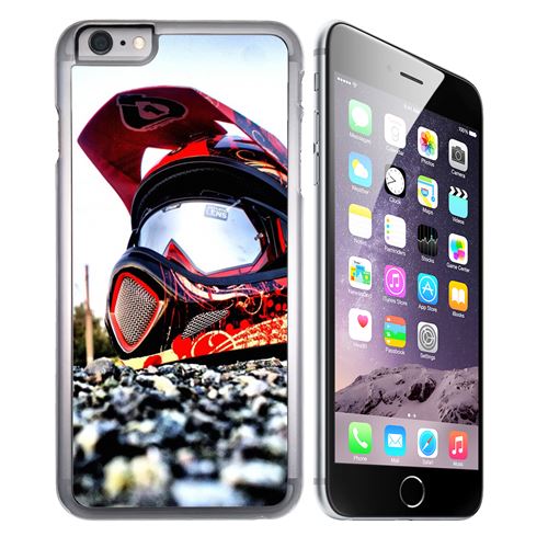Coque pour iPhone 6 et iPhone 6S casque moto cross