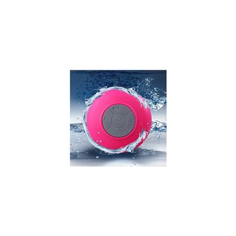 Enceinte salle de bain rose bluetooth waterproof - Amahousse - Enceinte PC  - Achat & prix