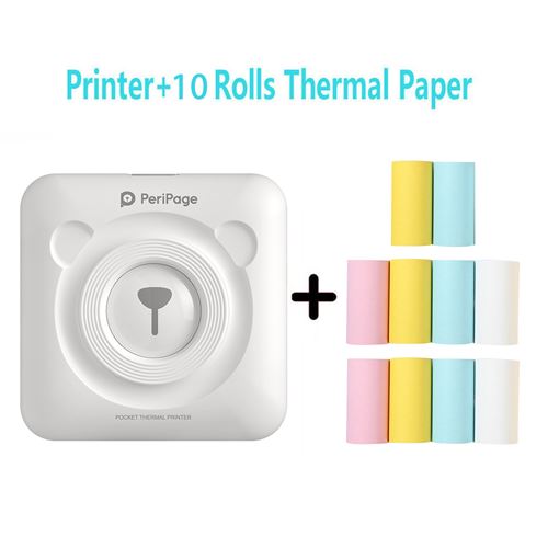 Acheter Rouleau de papier thermique 57x30mm, papier d'impression pour  imprimante d'étiquettes, recharge d'appareil photo instantané pour enfants, papier  d'impression