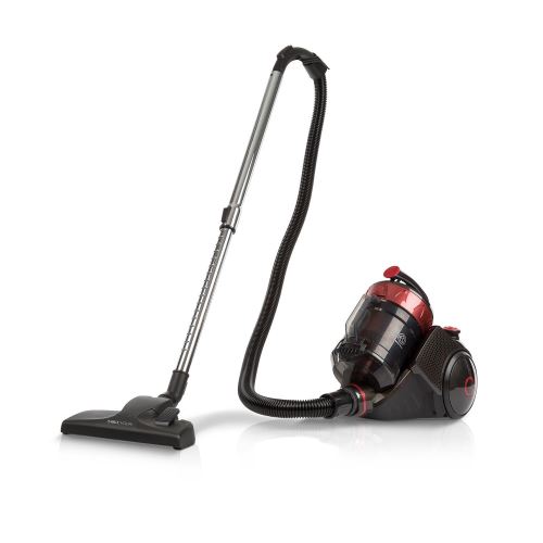 oneConcept Clean Master Aspirateur traîneau sans sac - multi-cyclonique 700W - filtre HEPA13 - classe A - rouge