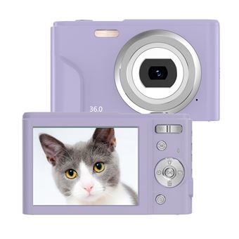 standard - violet - Mini Appareil Photo Numérique FHD 1080P, 48MP, Écran  LCD, Rechargeable, Compact, avec Zoom Numérique 16X, Prometteur, pour  Enfant