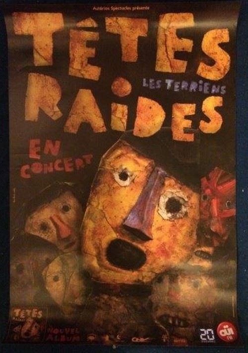 Têtes Raides - 80x120 cm - AFFICHE / POSTER État correct - N/A reconditionné disponible sur Fnac