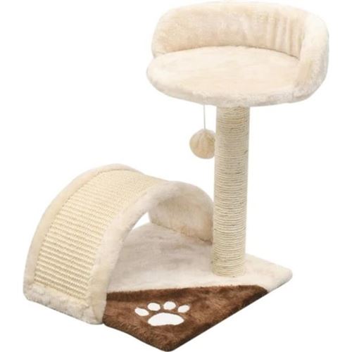 Vidaxl - Arbre &agrave; chat avec griffoir en sisal 40 cm Beige et Marron