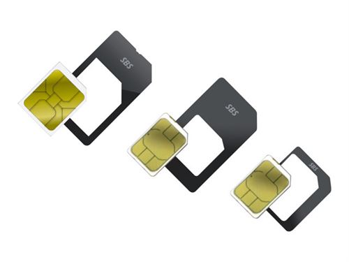 SBS Power TE0SSA582 - Kit d'adaptateurs de carte SIM