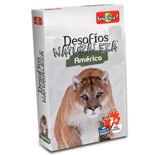 BIOVIVA - Asmodee – Jeu de Cartes – Défis Nature America (ade0des08es)