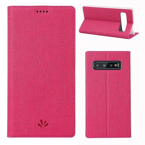 Etui en PU porte-cartes rose pour votre Samsung Galaxy S10