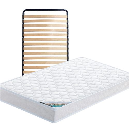 Chypre - Pack Matelas + Lattes 80x190