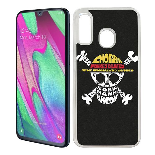 Coque pour Samsung Galaxy A40 -  One Piece Logo Nom