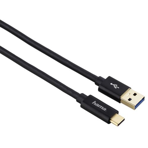 Hama Câble Usb-c, Usb 3.1 Gen 2, Mâle Usb-c – Mâle Usb-a, 10gbit/s, 1,00m